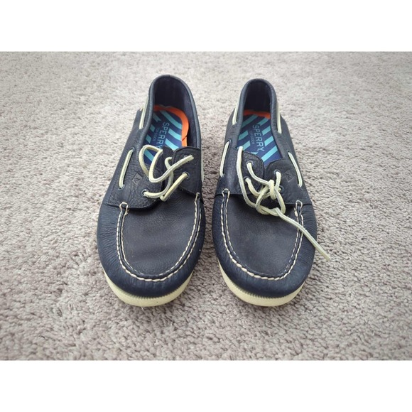 Sperry Boat Shoes Mens 13 Lace Up Low Top Sider Upper Leather Non Marking STS170 - Picture 1 of 8